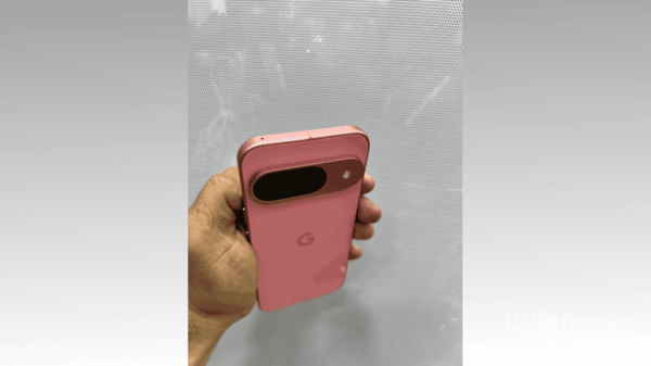 The macho favorite? Google Pixel 9 pink real phone exposed, camera bulge obvious