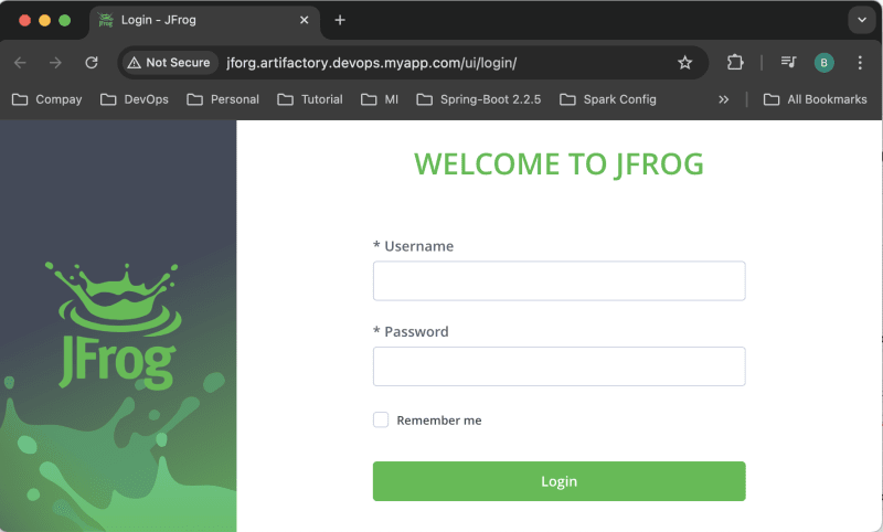 Setup JFrog Artifactory on Kubernetes and Connect Spring Boot Application