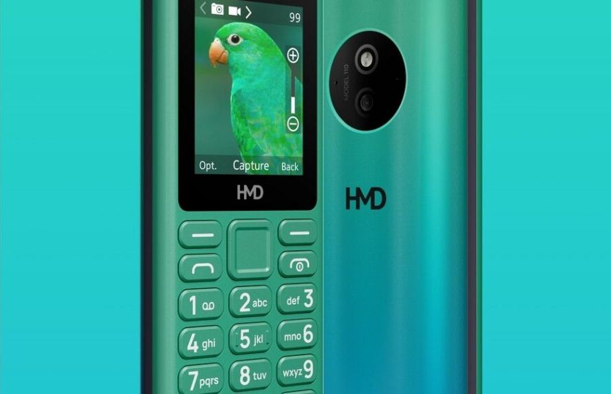 HMD TA-1667 Mobiltelefon ausgestellt: 2,4-Zoll-LCD-Bildschirm, 1450-mAh-Akku, runde Oreo-Kamera