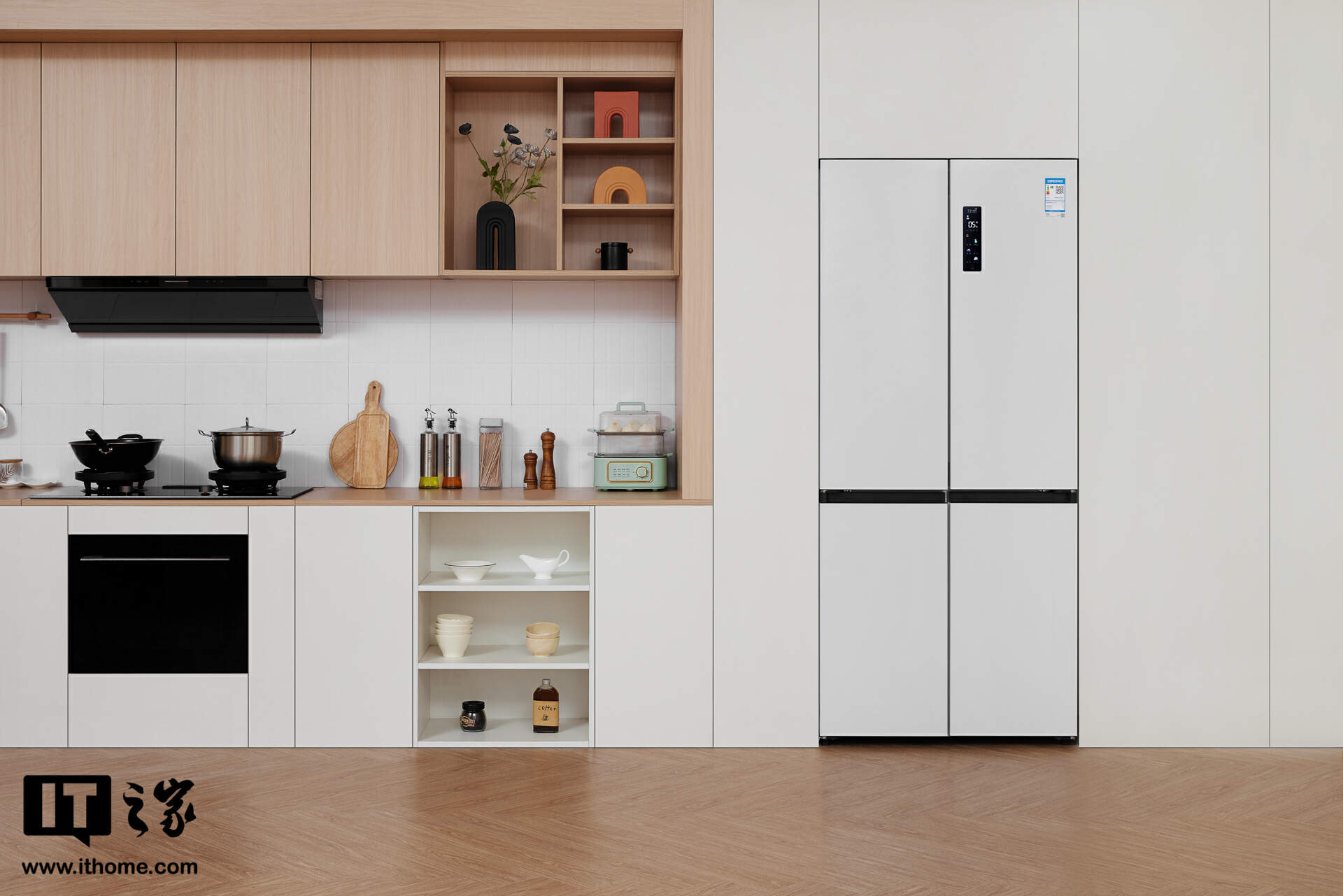 58cm true flat-mounted design: TCL dual-system ultra-thin flush-mounted refrigerator T9 Pro picture appreciation