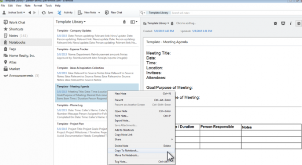 印象笔记模板怎么使用 模板使用方法