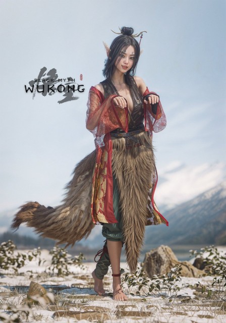 《黑神话:悟空》狐狸精萍萍模型被成功提取