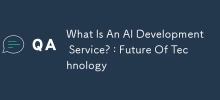 What Is An AI Development Service? : Future Of Technology