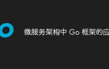 微服务架构中 Go 框架的应用