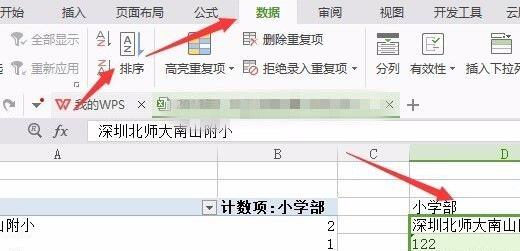 excel怎么设置显示次数并排序 excel统计显示次数并排序操作方法