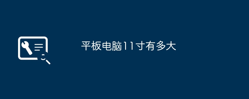 平板电脑11寸有多大