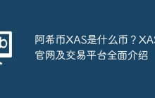 阿希币XAS是什么币？XAS币官网及交易平台全面介绍