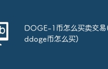 DOGE-1币怎么买卖交易(goddoge币怎么买)