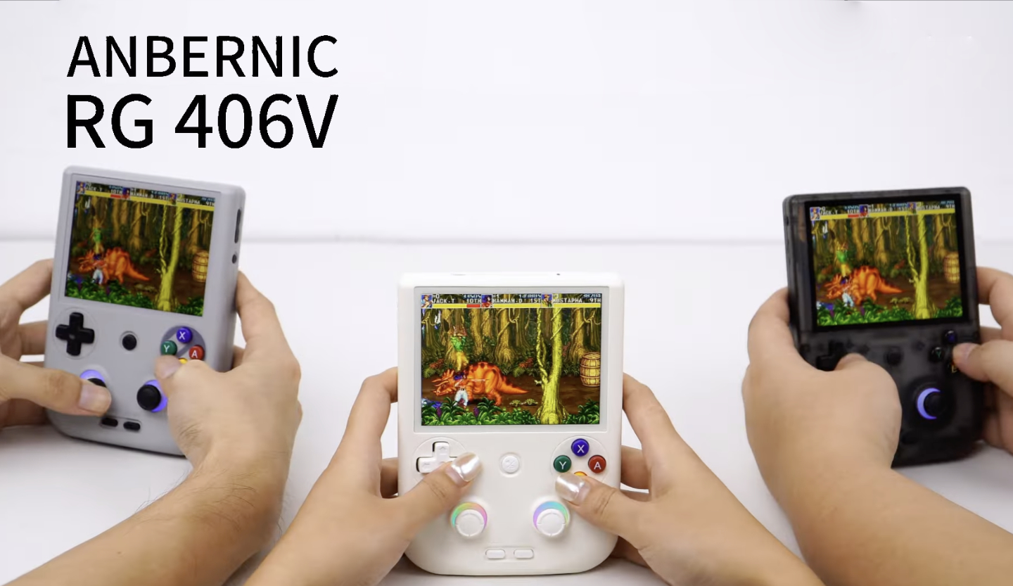 RG406V: Anbernic showcases new retro gaming handheld with upgrades and strong PS2 emulation performance