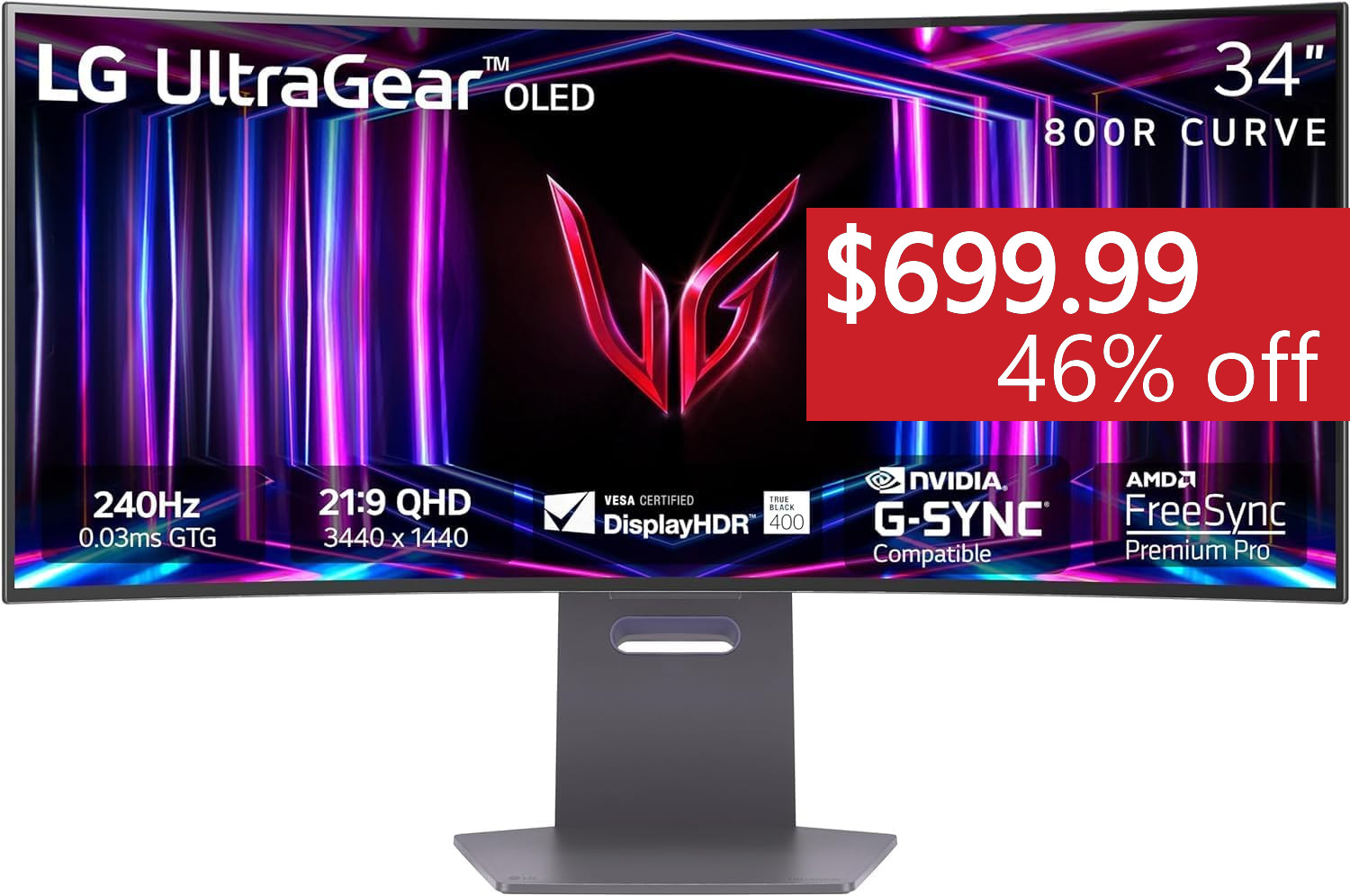 Deal | 34-inch LG UltraGear OLED 1440p, 240 Hz ultrawide gaming monitor with factory colour calibration drops to all-time-low price in new Amazon deal