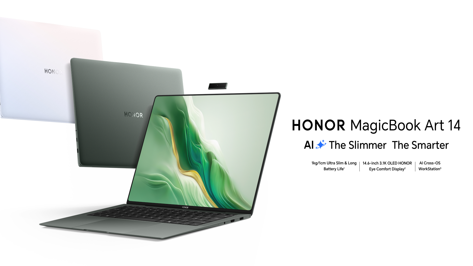 Honor MagicBook Art 14는 Intel Meteor Lake 프로세서와 OLED 화면으로 발표되었습니다.