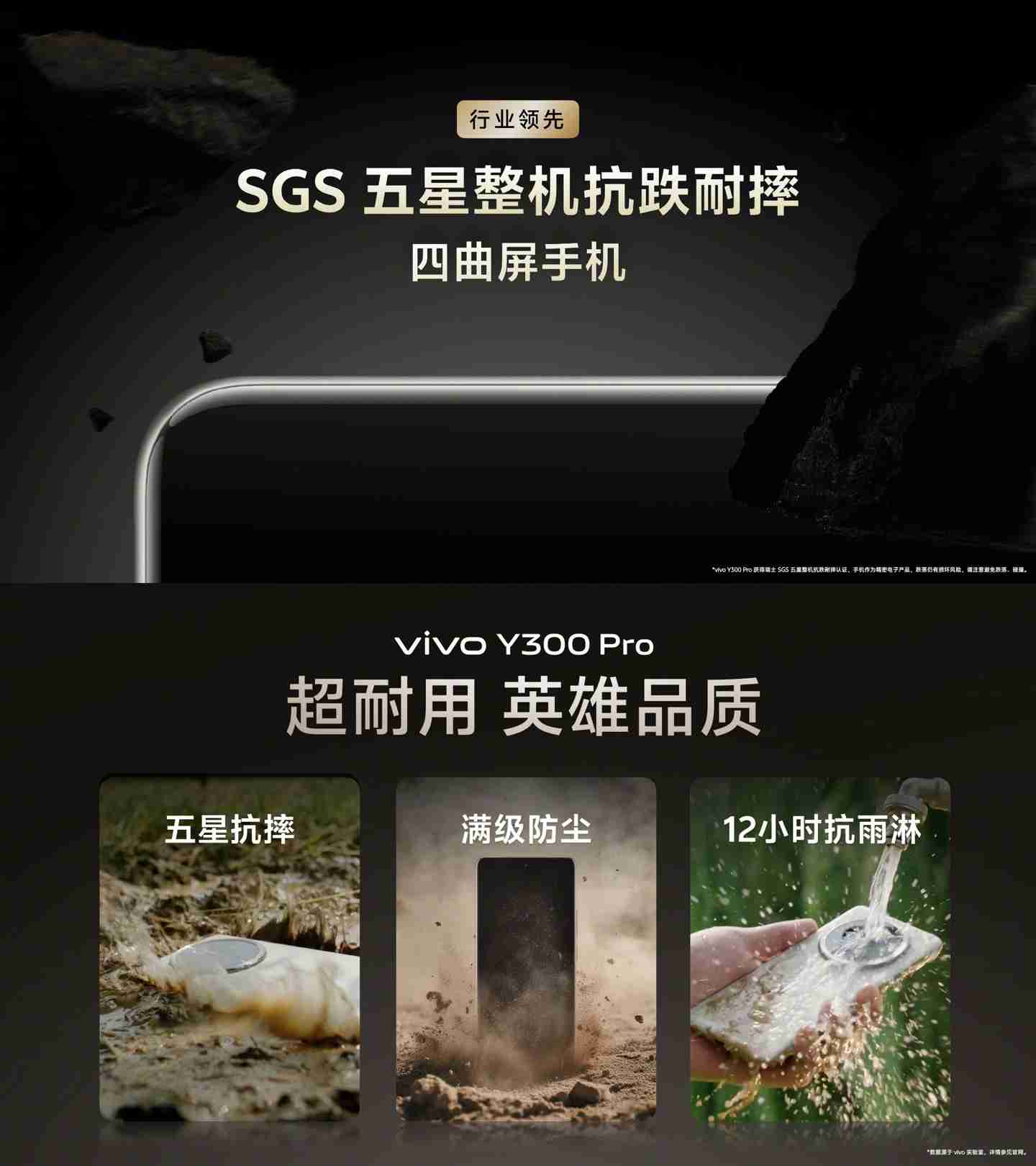 vivo Y300 Pro 手机发布：6500mAh 蓝海电池、四配色可选，售价 1799 元起
