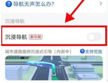 高德地图怎么打开沉浸导航 高德地图打开沉浸导航方法