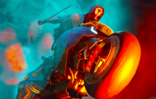 赛博朋克风跑酷砍杀游戏《幽灵行者2》全新DLC“无尽摩托赛模式”现已推出