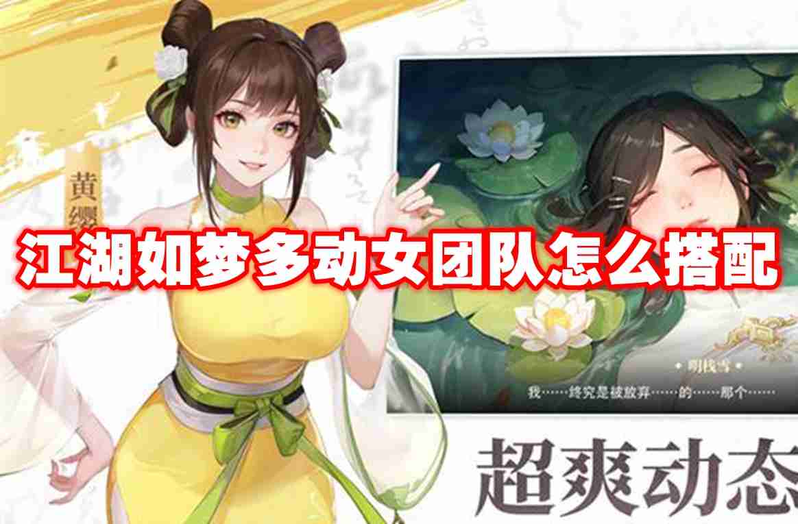 江湖如梦多动女团队怎么搭配 江湖如梦多动女团队配队推荐