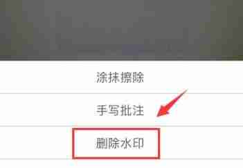 扫描全能王怎么删除图片水印_去水印方法介绍