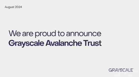 灰度推出Avalanche代币基金!助力代币化进程