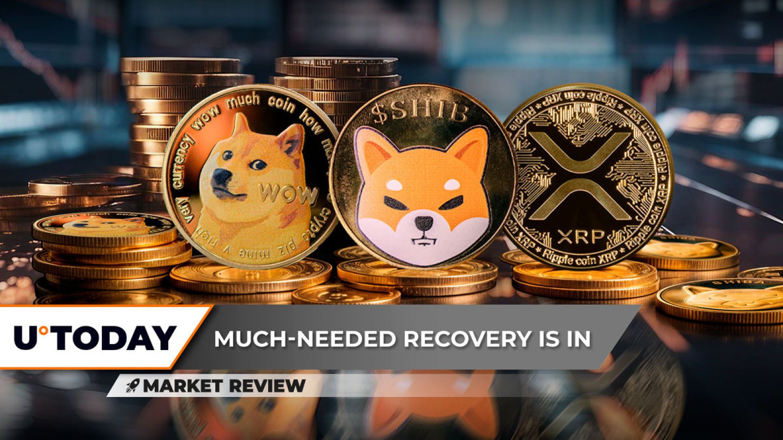 ドージコイン（DOGE）は回復の兆し、柴犬（SHIB）は停滞、XRP（XRP）は大幅な下落