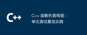 C++ 函数的黑暗面:单元测试最佳实践
