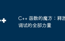 C++ 函数的魔方：释放调试的全部力量