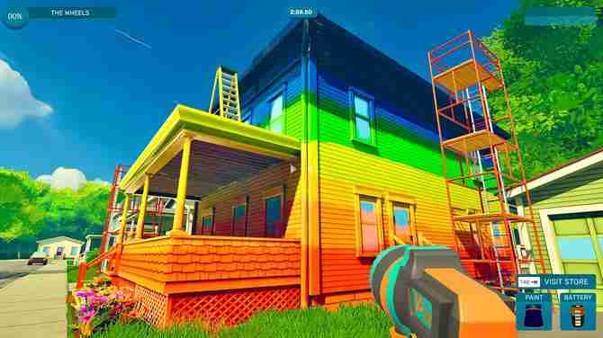 《喷漆模拟》Steam上线 自由创建色彩斑斓世界