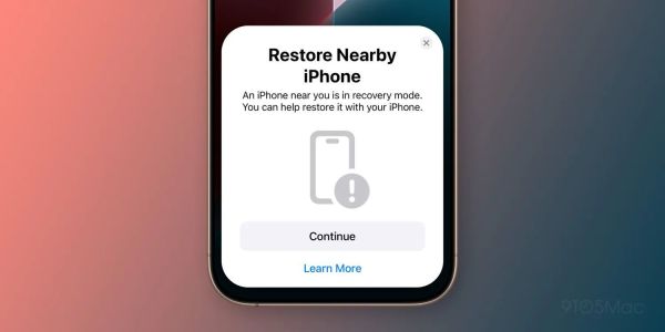 苹果iPhone 16/Pro系列被曝配RecoveryOS：遇故障后可借助另一台iPhone无线恢复