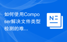 如何使用Composer解决文件类型检测的难题