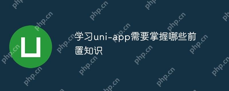 学习uni-app需要掌握哪些前置知识
