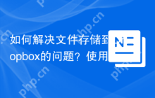 如何解决文件存储到Dropbox的问题？使用Composer和spatie/flysystem-dropbox可以！