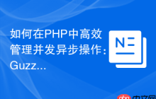 如何在PHP中高效管理并发异步操作：GuzzlePromises的实践与优势