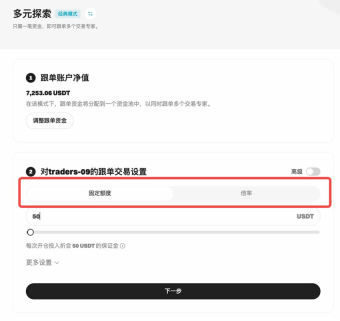 固定金额与倍率跟单对比