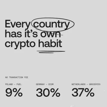 OKX Card的数据显示,加密货币正在欧洲被用于支付日常生活开支