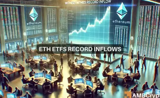 以太坊ETF创下5.15亿美元的流入纪录,但ETH的麻烦依然存在