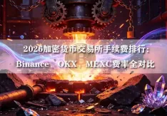 2026加密货币交易所手续费对比：Binance、OKX、MEXC费率解析