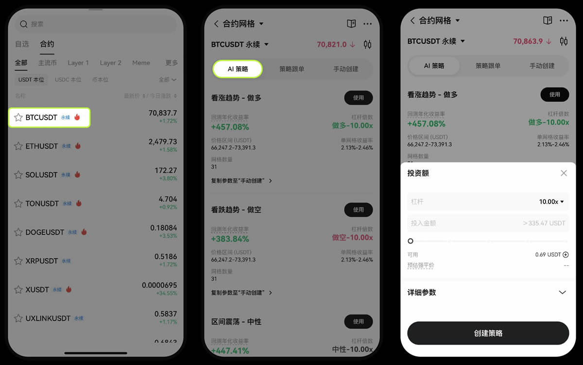 OKX网格策略是什么？手把手教你如何进行现货和合约网格交易
