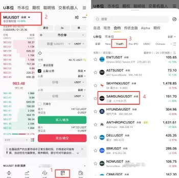 币安APP合约做多做空三星电子(Samsung)怎么操作？2026完整操作教程