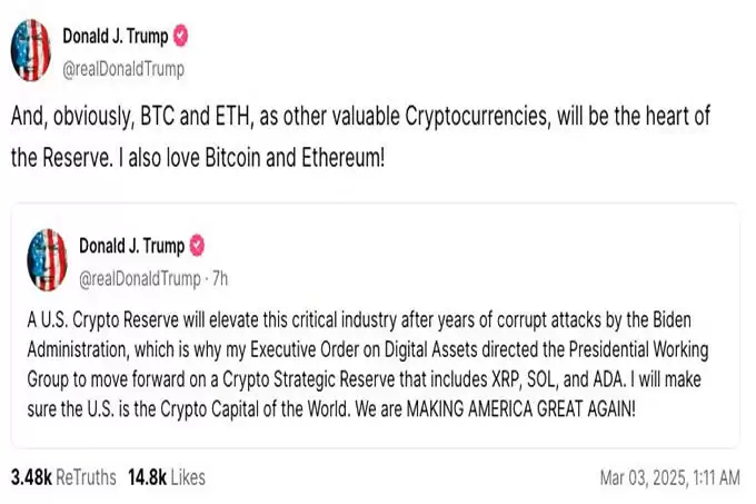 Mint Ventures:川普的XRP、SOL、ADA储备可能只是一场政治表演