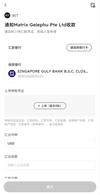 BIT美股-银行电汇入金图文教程指南