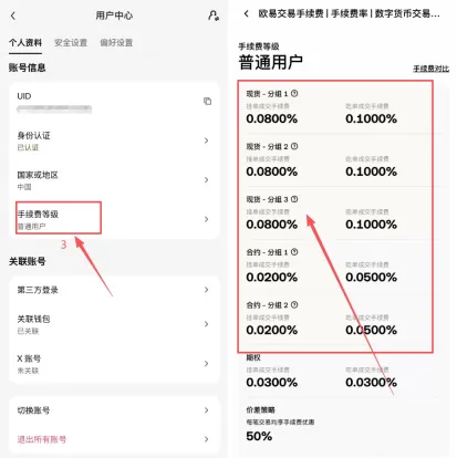 OKX、币安和Gate.io手续费怎么算?三大交易所费率对比2026