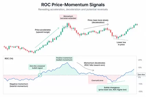 ROC指标怎么看?一文讲清价格动能、超买超卖和买卖时机