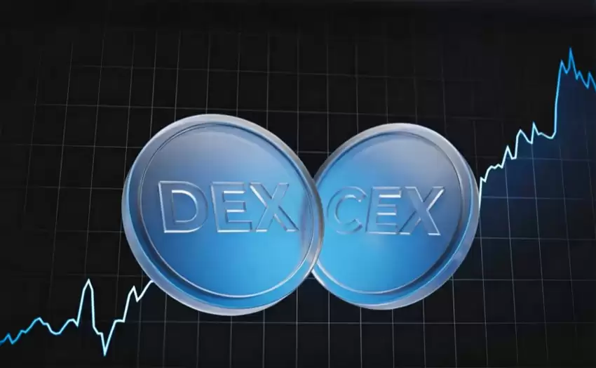 7月dex与cex现货交易比例刷新历史纪录,市场整体成交双双萎缩