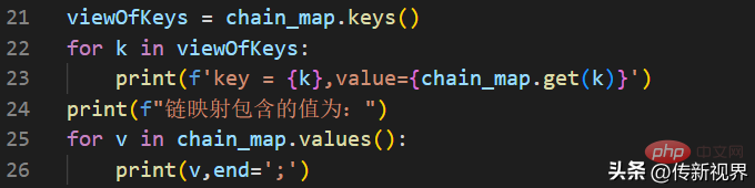 Python プログラミング: 辞書チェーン マッピング (ChainMap) を使用する別の方法、試してみましょう。