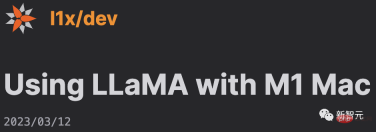 LeCun이 좋아하는 점: Apple M1/M2 칩에서 LLaMA를 실행하는 것! 130억 개의 매개변수 모델에는 4GB의 메모리만 필요합니다. LeCun이 좋아하는 점: Apple M1/M2 칩에서 LLaMA를 실행하는 것! 130억 개의 매개변수 모델에는 4GB의 메모리만 필요합니다.