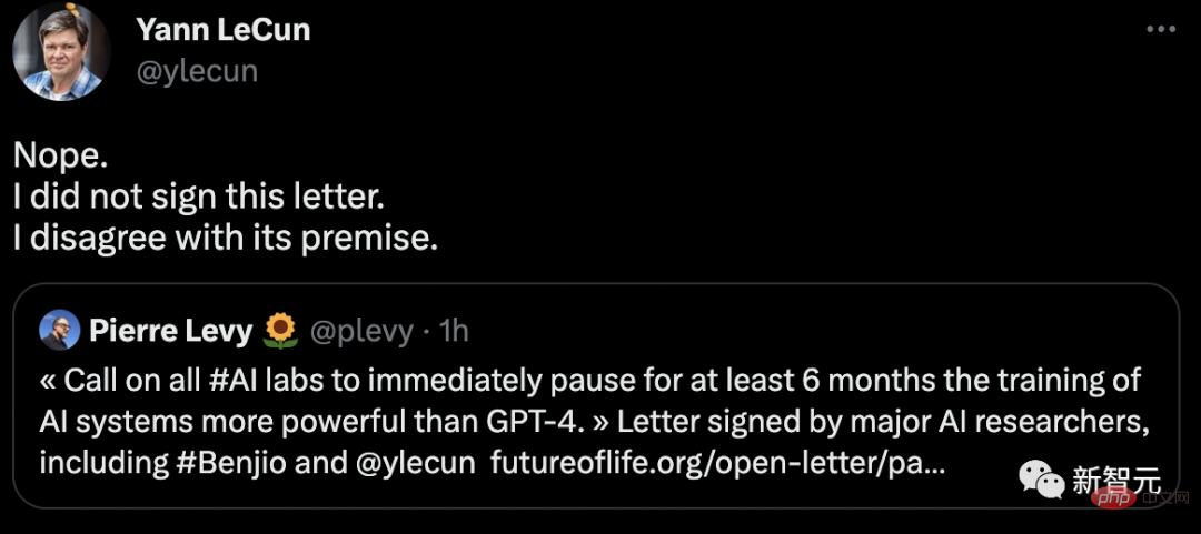 Seruan untuk penggantungan penyelidikan dan pembangunan GPT-5 mencetuskan pertempuran sengit! Andrew Ng dan LeCun mendahului pembangkang, manakala Bengio berdiri menyokong