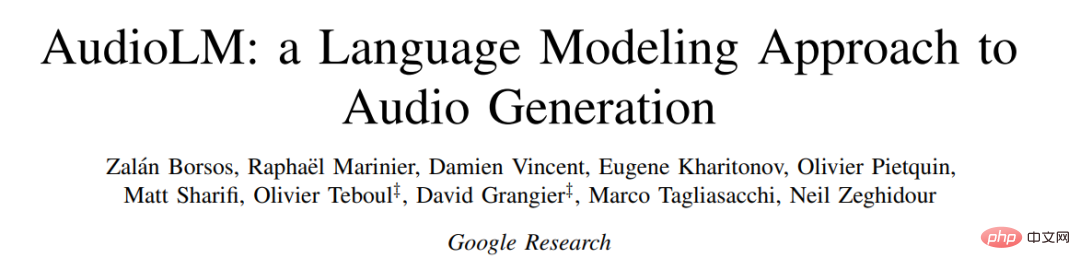 Le chanteur de Google AI arrive ! AudioLM peut composer de la musique et des chansons en les écoutant simplement pendant quelques secondes.