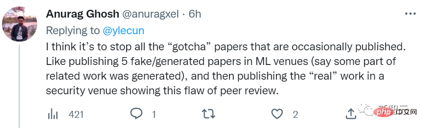 ICML 논문 요청에서는 대규모 언어 모델의 사용을 금지합니다. LeCun은 다음과 같이 전달했습니다. 중소 규모 모델을 사용할 수 있습니까?