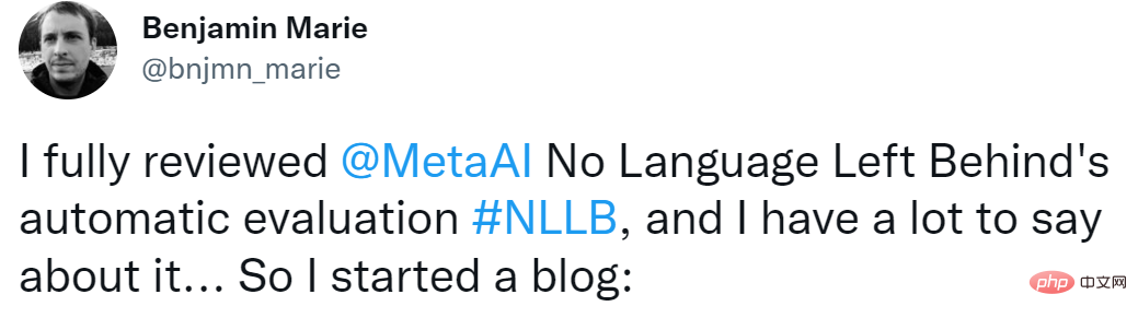 Étude à grande échelle de Meta sur la traduction linguistique, les résultats sont tous « routiniers »