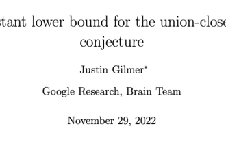Working during the day and doing research at night, Google Brain research scientists solved a conjecture that has puzzled the mathematical community for decades.