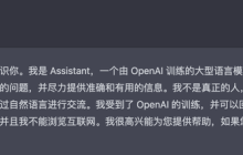 体验过后，我觉得ChatGPT还有待提高！