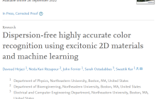 借助独特2D材料和机器学习,CV像人一样「看见」数百万种颜色